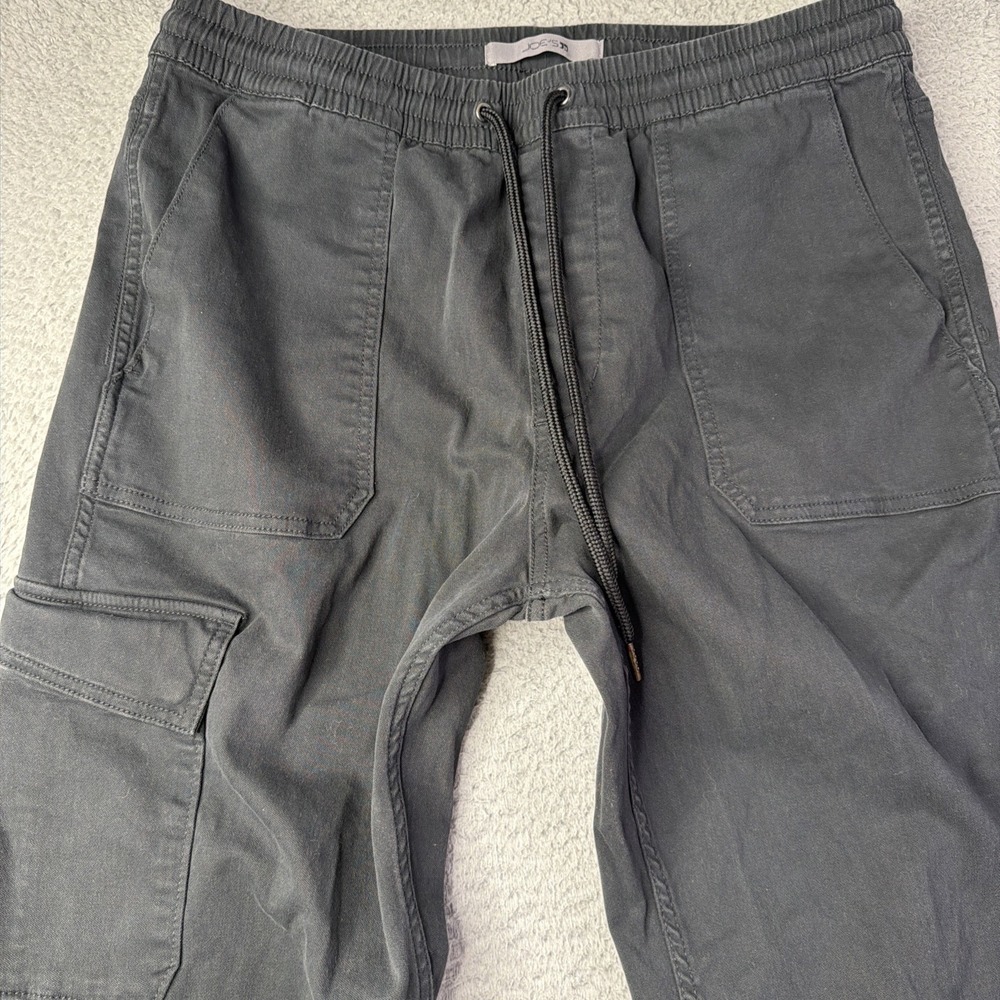 Joes Jeans Men's Kinetic Jogger Cargo Pants Large Black Slim Tapered Stretch